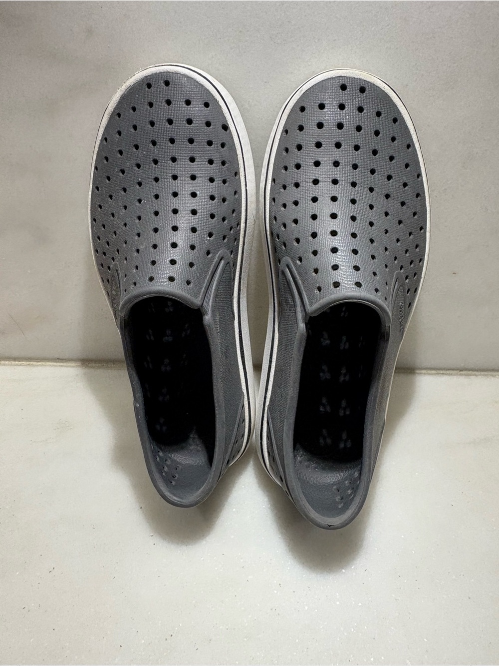 Natives Grey Miles Slip-Ons